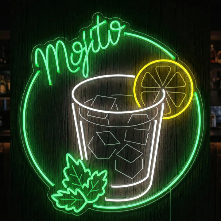 "Mojito" Neonkyltti