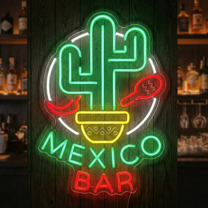 "Mexico Bar" Neonkyltti