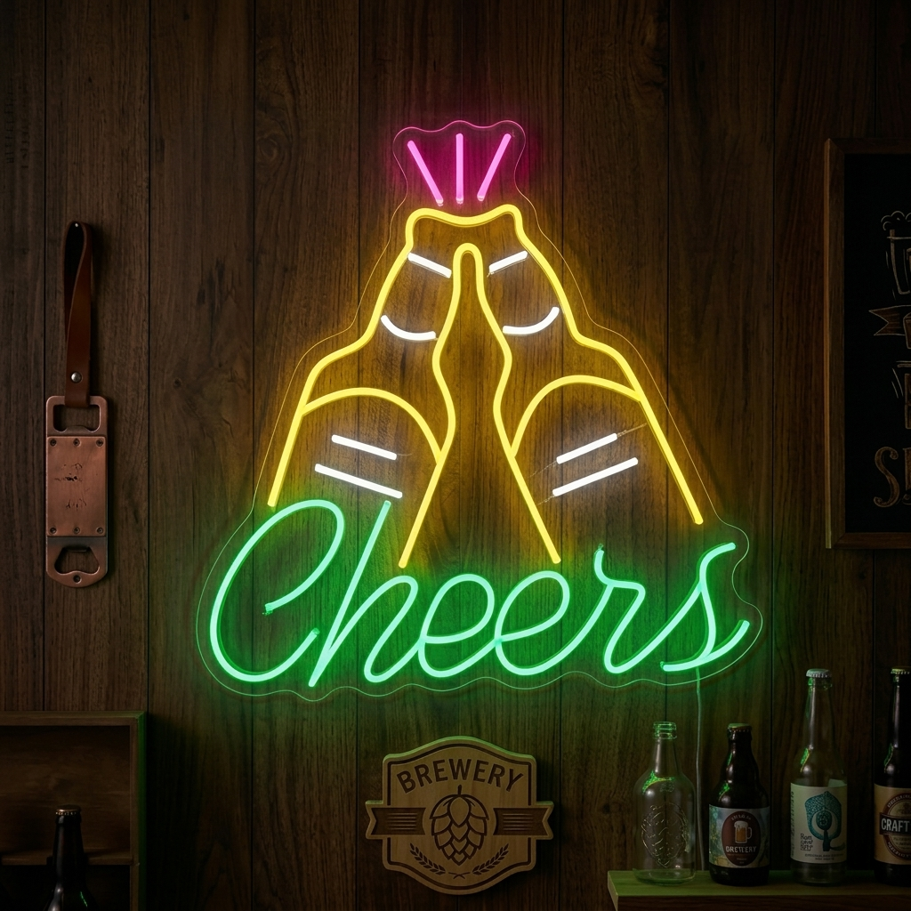 "Cheers" Neonkyltti