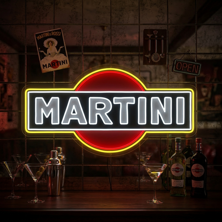 "Martini Logo" Neonkyltti
