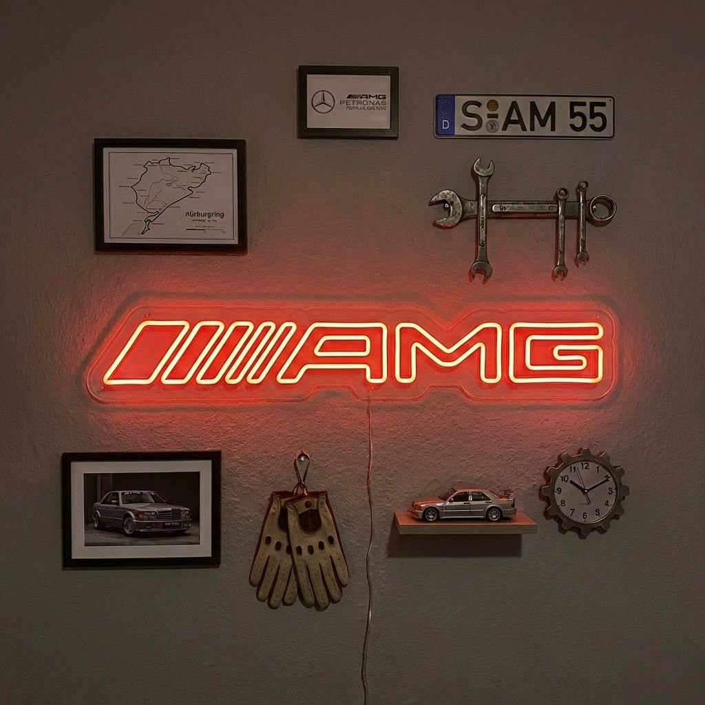 "AMG" Neonkyltti