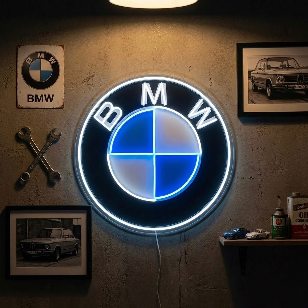 "BMW" Neonkyltti