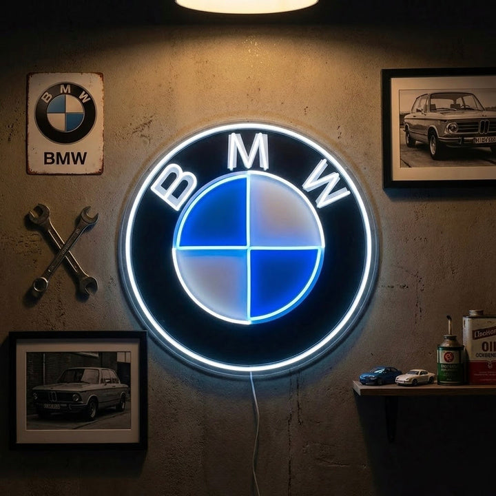 "BMW" Neonkyltti