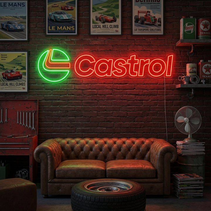 "Castro-logo" Neonkyltti
