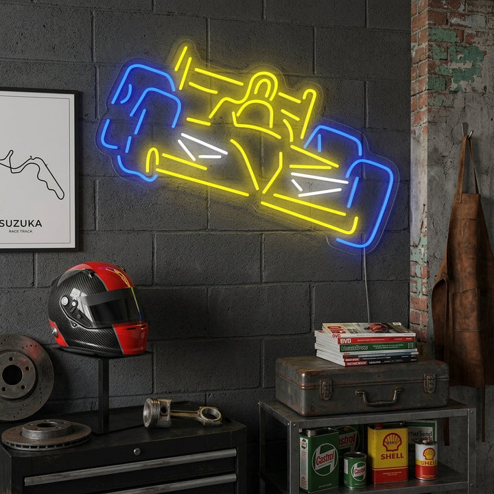 "Formula A Racing" Neonkyltti