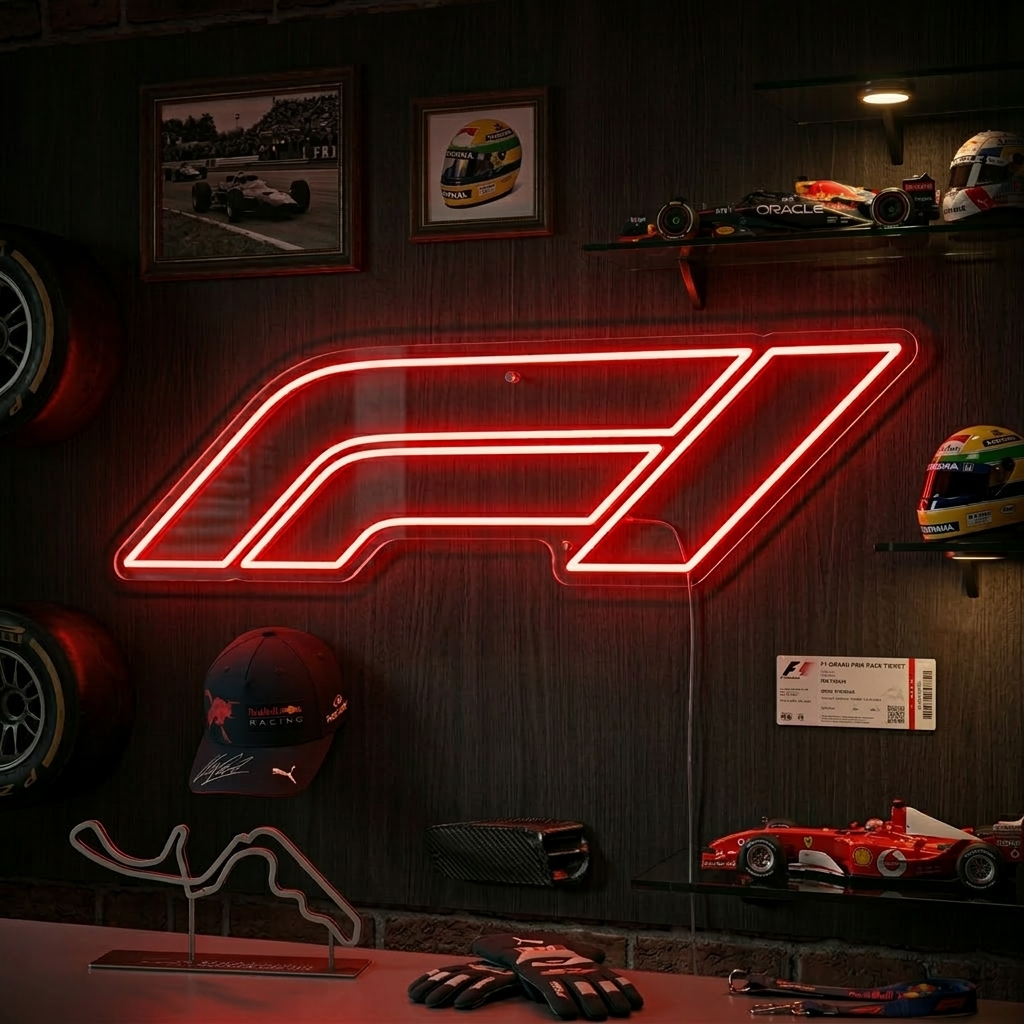 "F1 logo" Neonkyltti