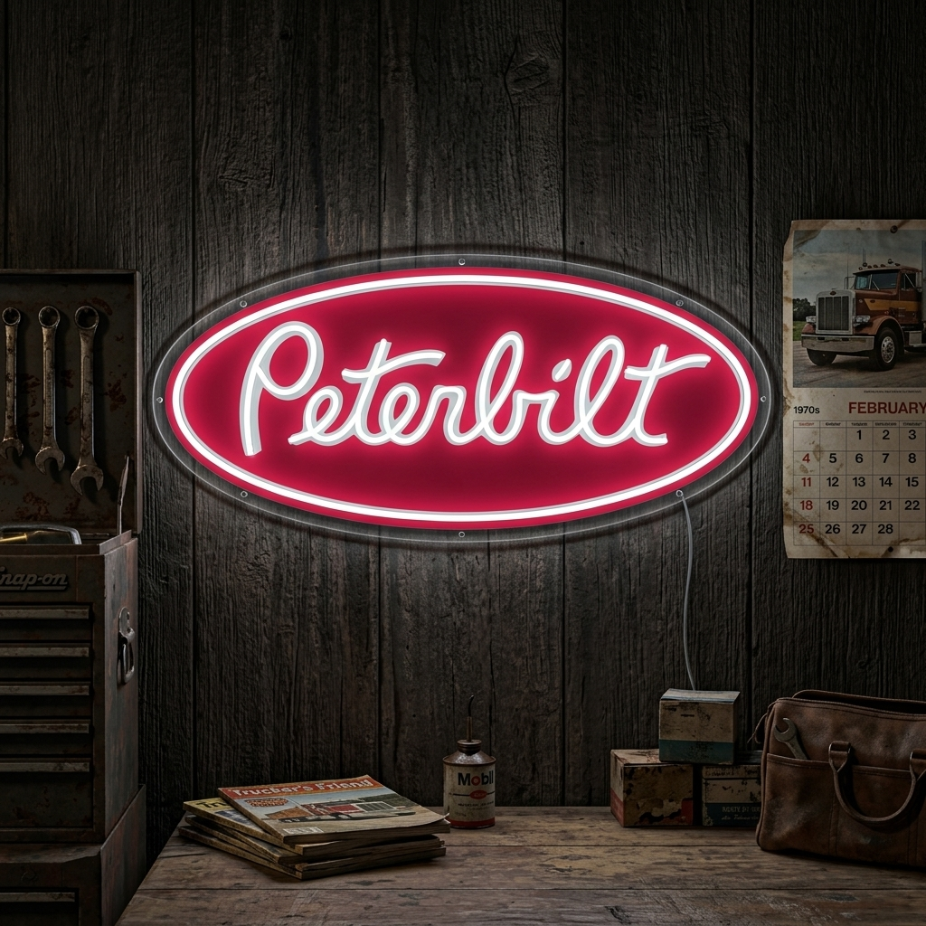 "Peterbil Logo" Neonkyltti