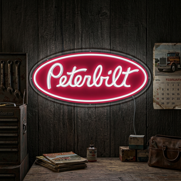 "Peterbil Logo" Neonkyltti