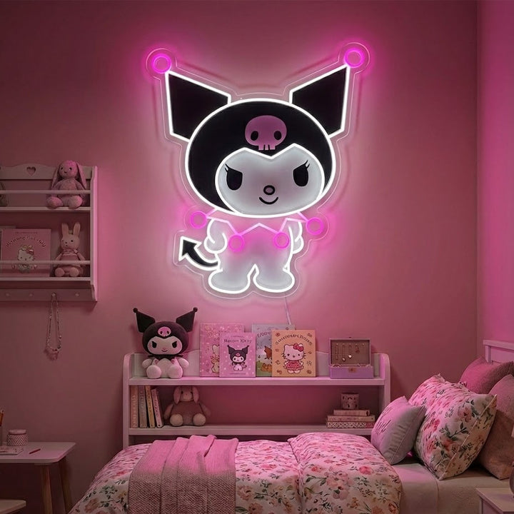 "Kuromi Anime" Neonkyltti