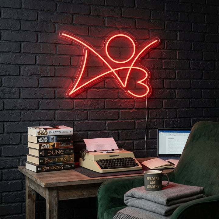 "AO3" Neonkyltti