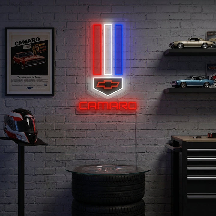 "Camaro-embleemi" Neonkyltti