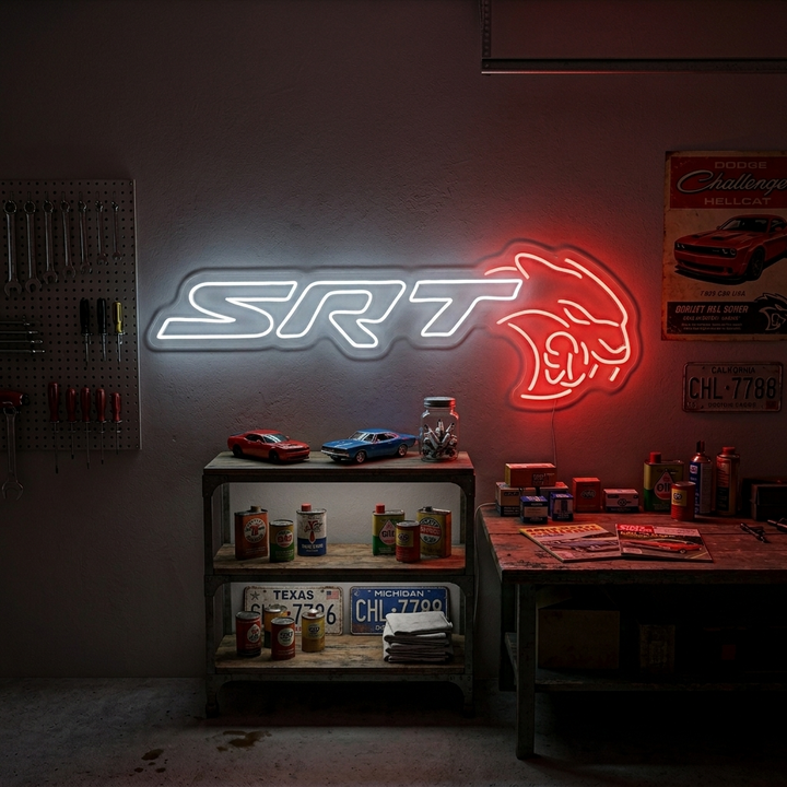 "SRT" Neonkyltti