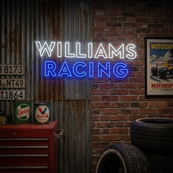"Racing Team Logo" Neonkyltti