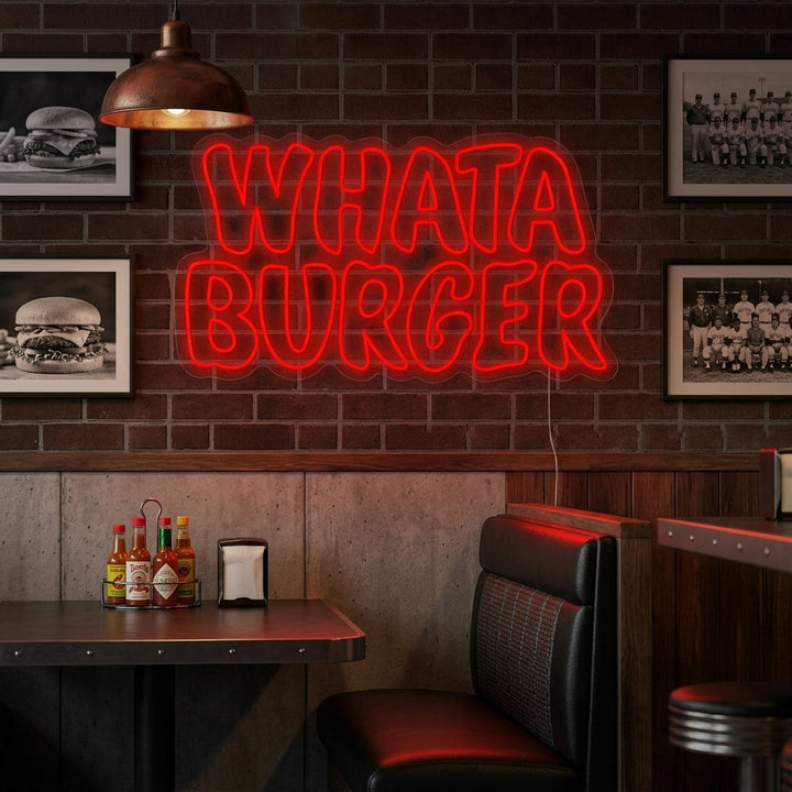 "Whataburger" Neonkyltti