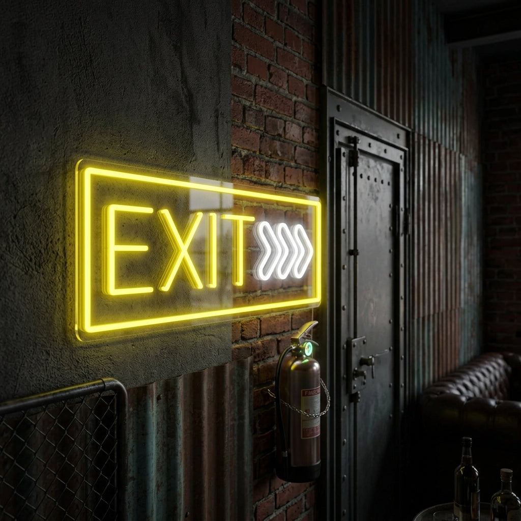 "Exit" Neonkyltti