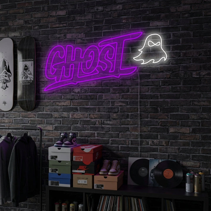 "Ghost" Neonkyltti