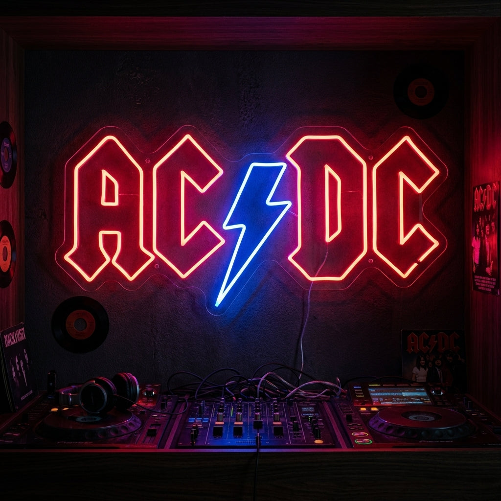 "ACDC" Neonkyltti