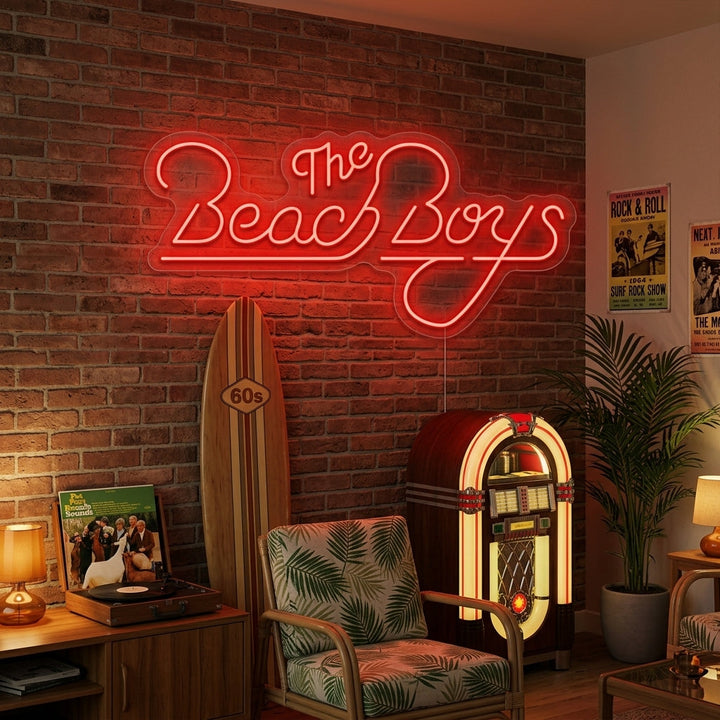 "Beach Boys" Neonkyltti