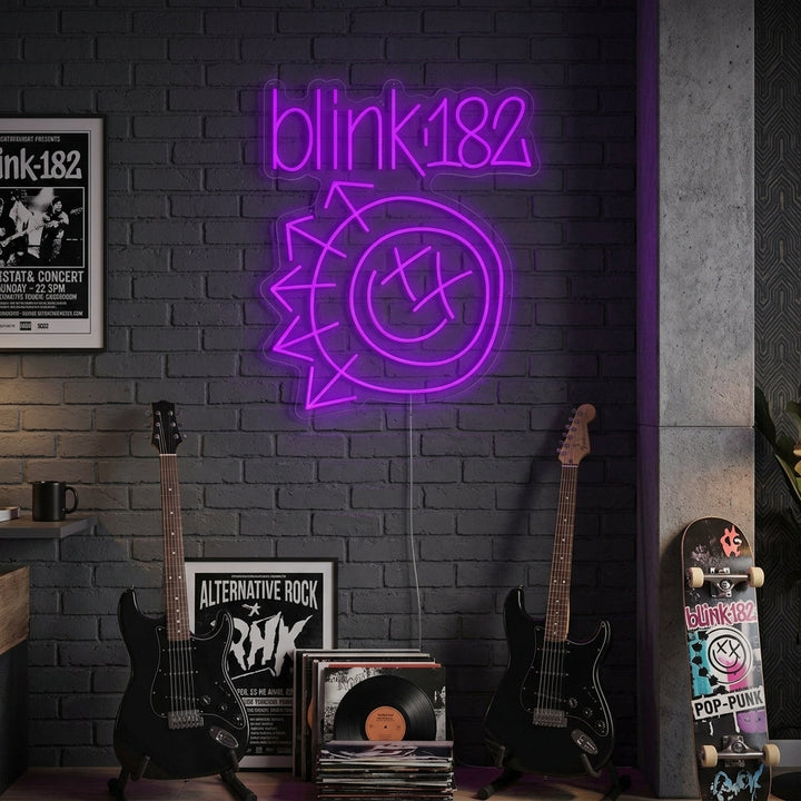"Blink 182" Neonkyltti