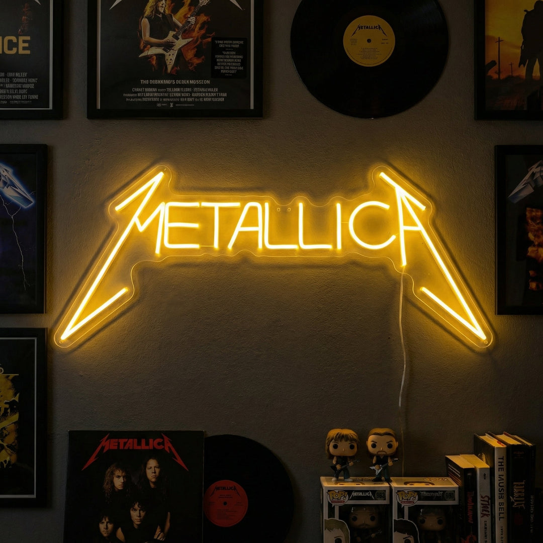"Metallica" Neonkyltti