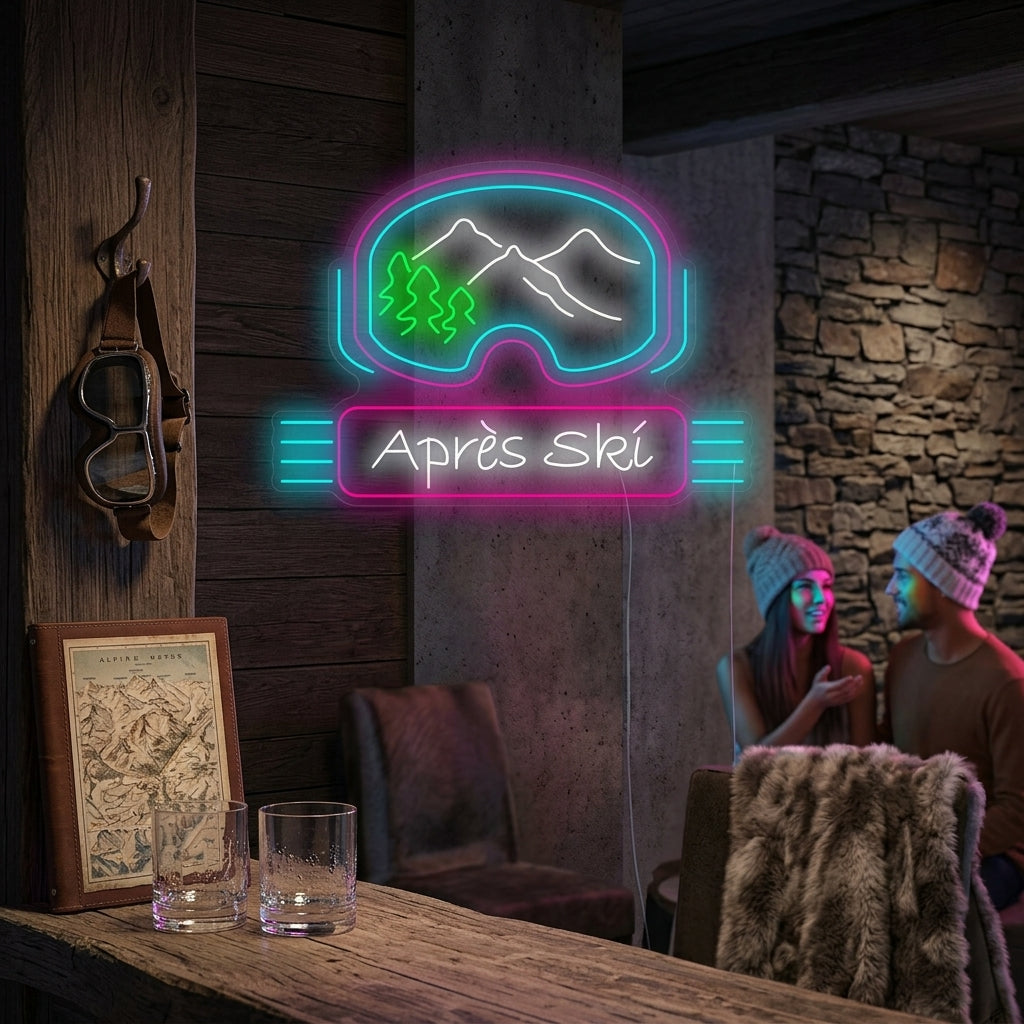 "Apres Ski" Neonkyltti