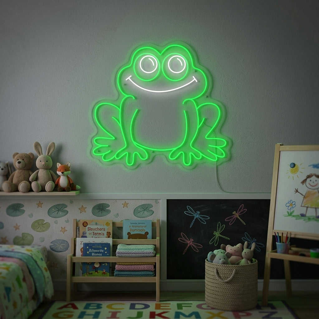 "Sammakko" Neonkyltti