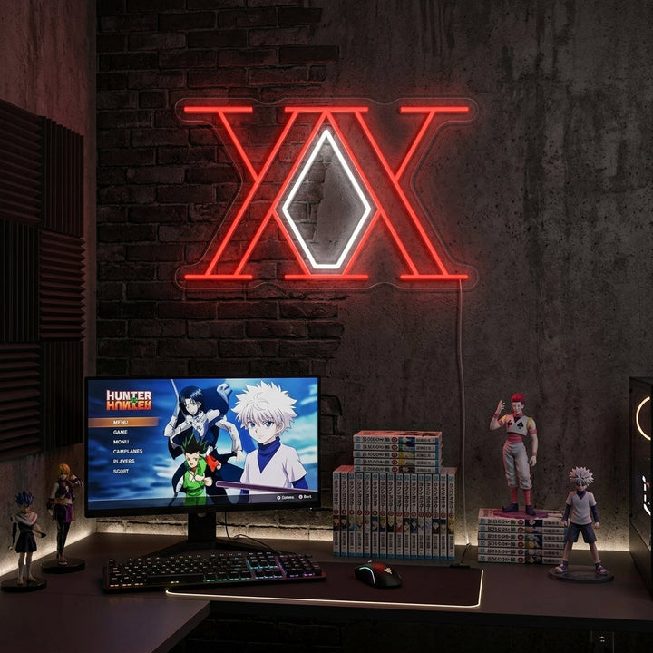 "Hunter X Hunter" Neonkyltti