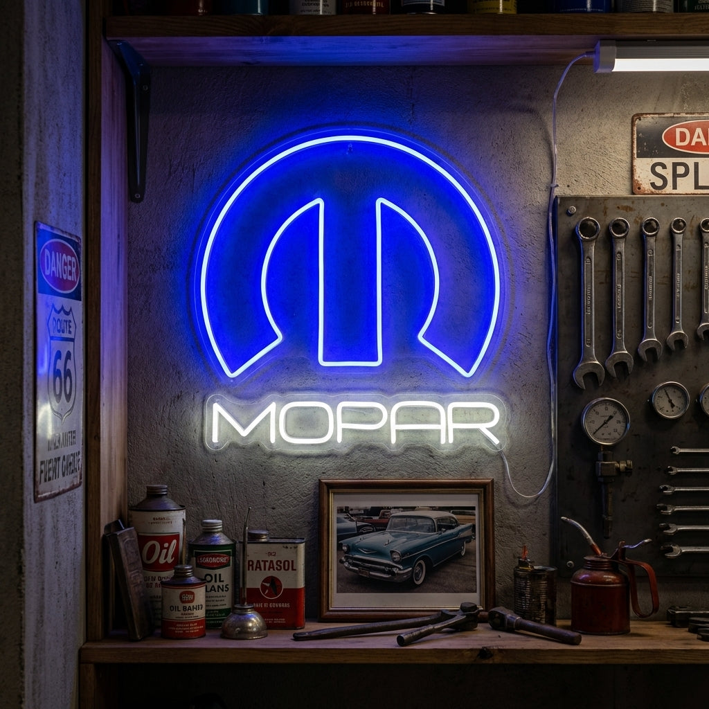 "Mopar" Neonkyltti