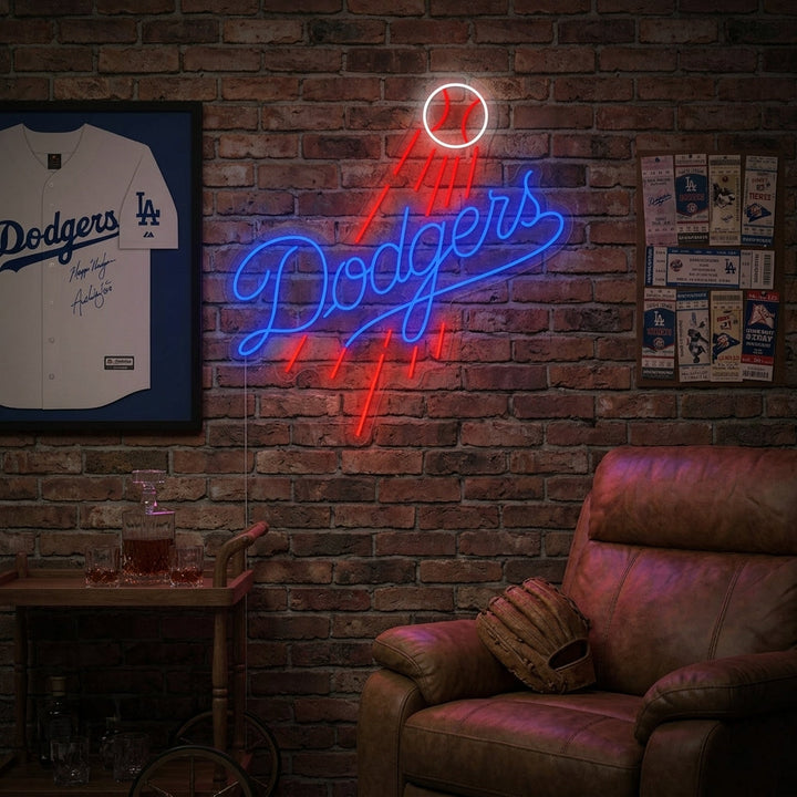 "Los Angeles Dodgers" Neonkyltti
