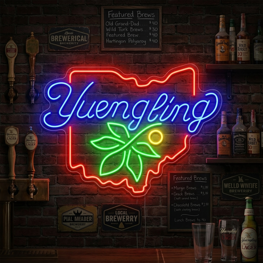 "Yuengling Ohio" Neonkyltti