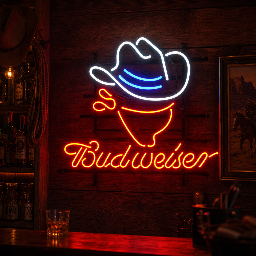 "Bud Cowboy" Neonkyltti