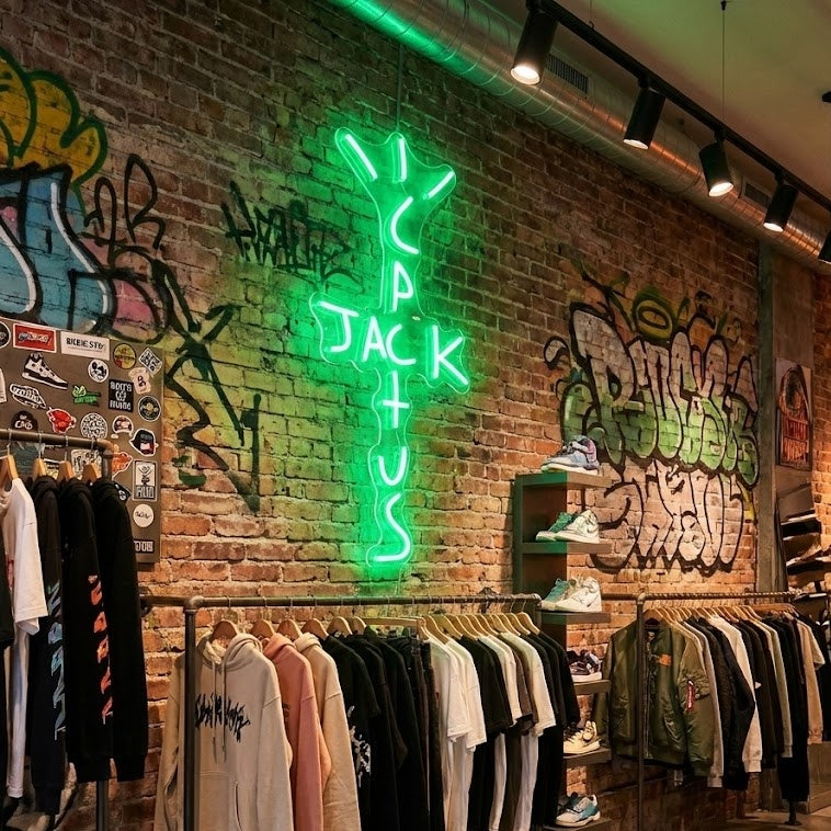 "Cactus Jack" Neonkyltti