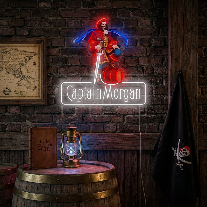 "Captain Morgan" Neonkyltti