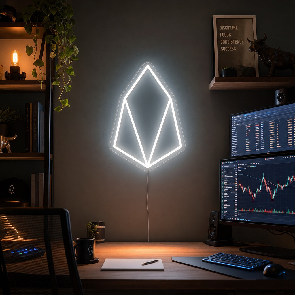 "EOS Kolikko" Neonkyltti