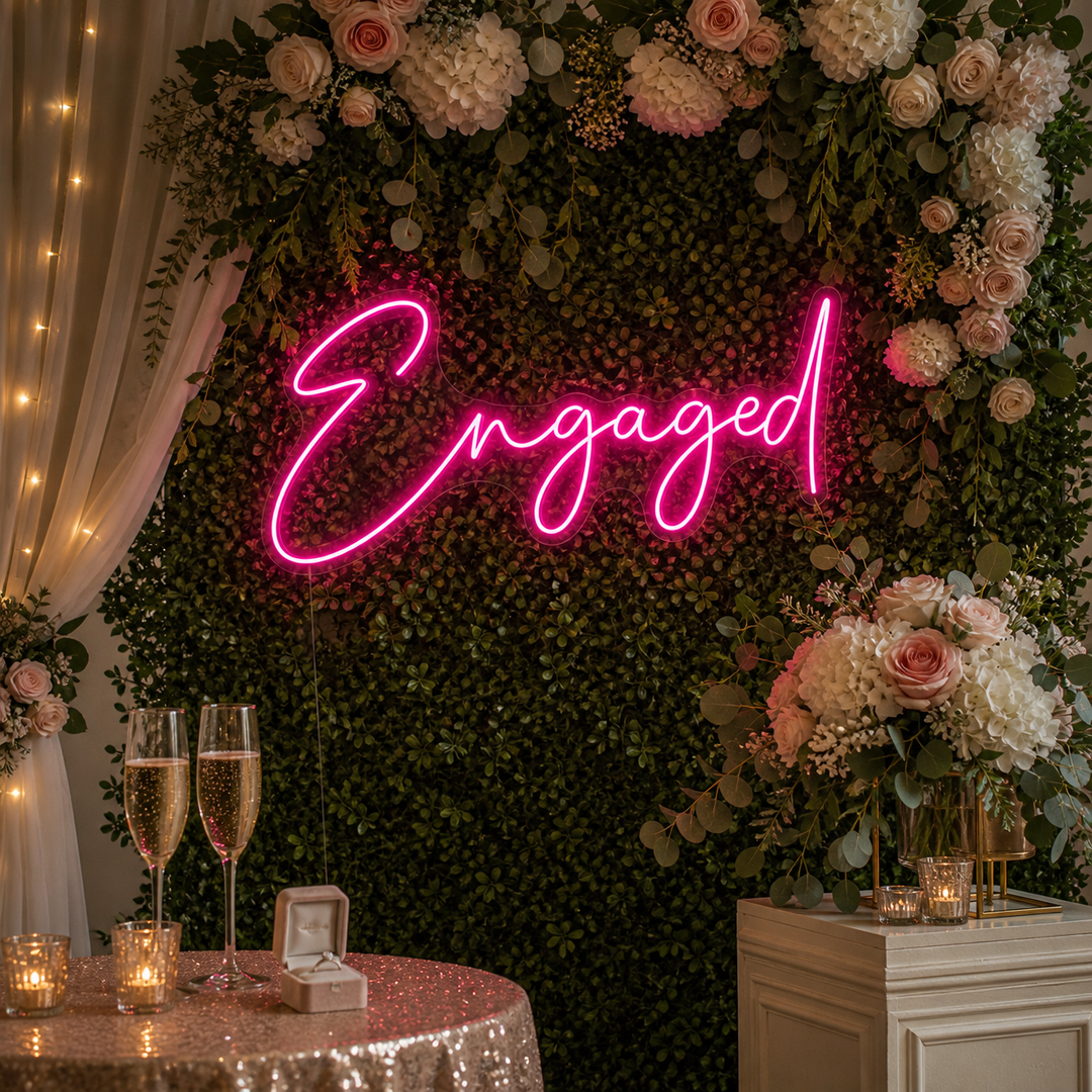 "Engaged" Neonkyltti