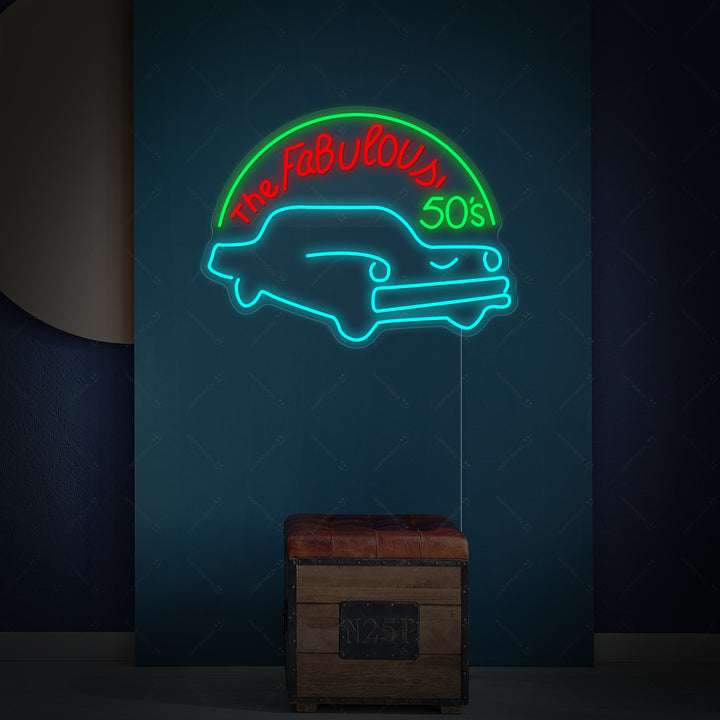 "Fabulous 50s" Neonkyltti