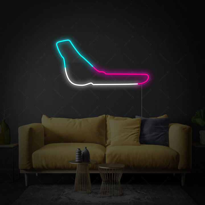 "Italian Monzan F1-Rata" Neonkyltti