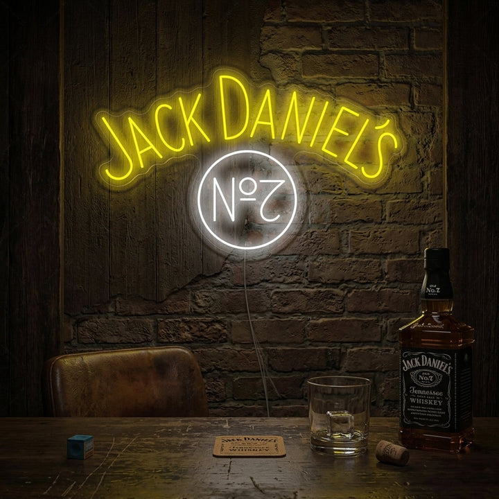 "Jack No.7" Neonkyltti