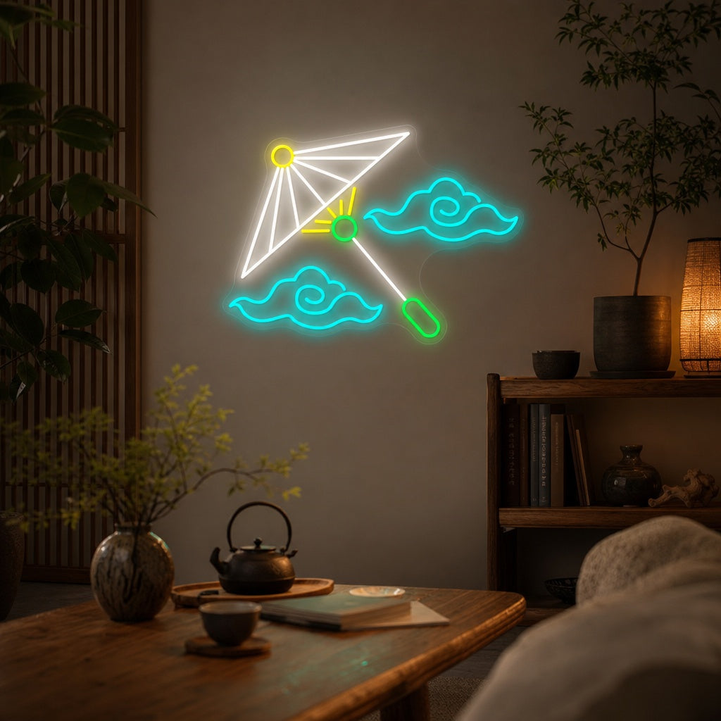 japanilainen symboli Neonkyltti, Japanilainen neon merkki