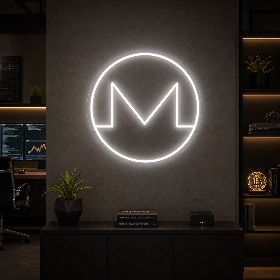 "Monero (Xmr) Kryptovaluutta" Neonkyltti
