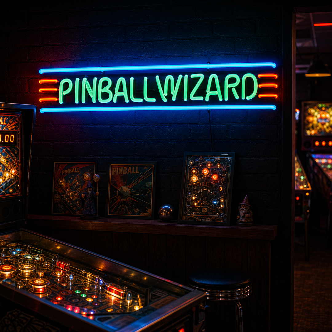 "Pinball Wizard" Neonkyltti