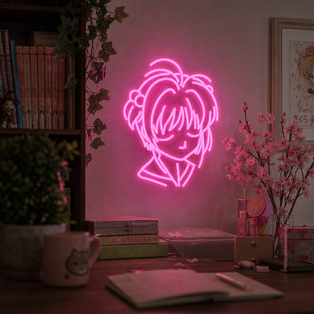 "Sakura Kinomoto" Neonkyltti