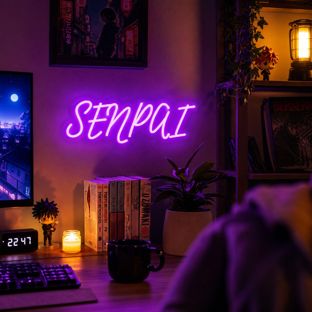 "Senpai" Neonkyltti