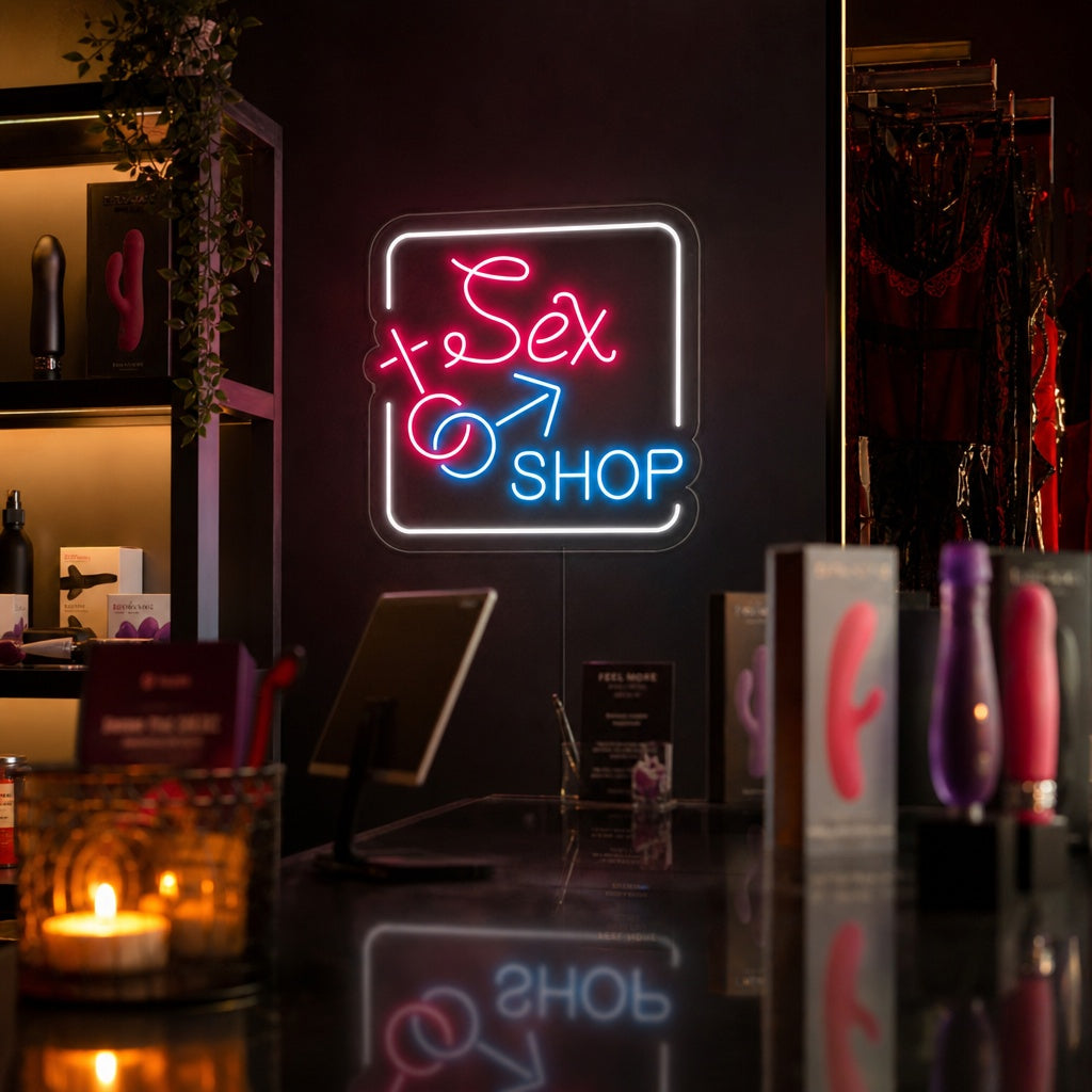 "Sex Shop" Neonkyltti