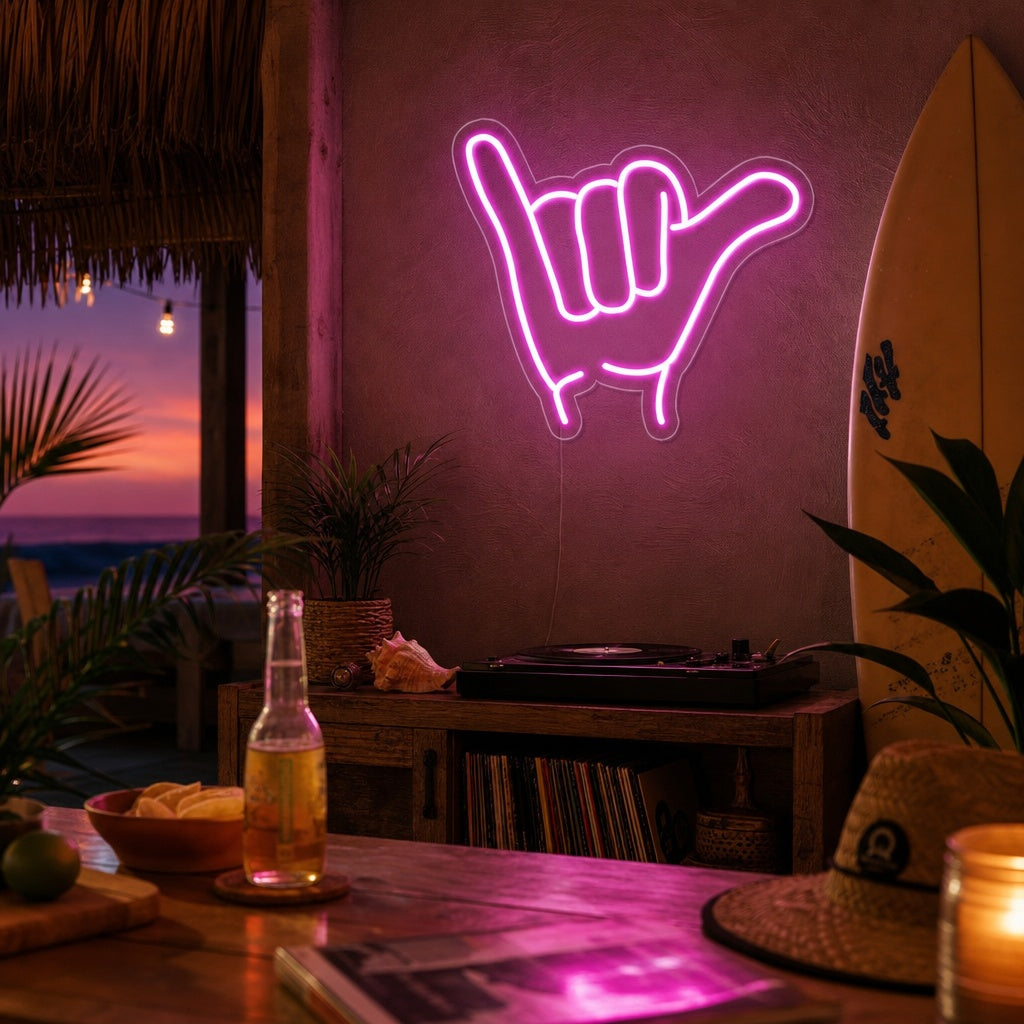 "Shaka" Neonkyltti