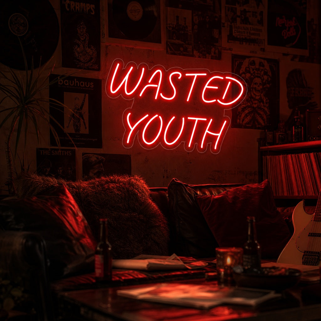 "Wasted Youth" Neonkyltti