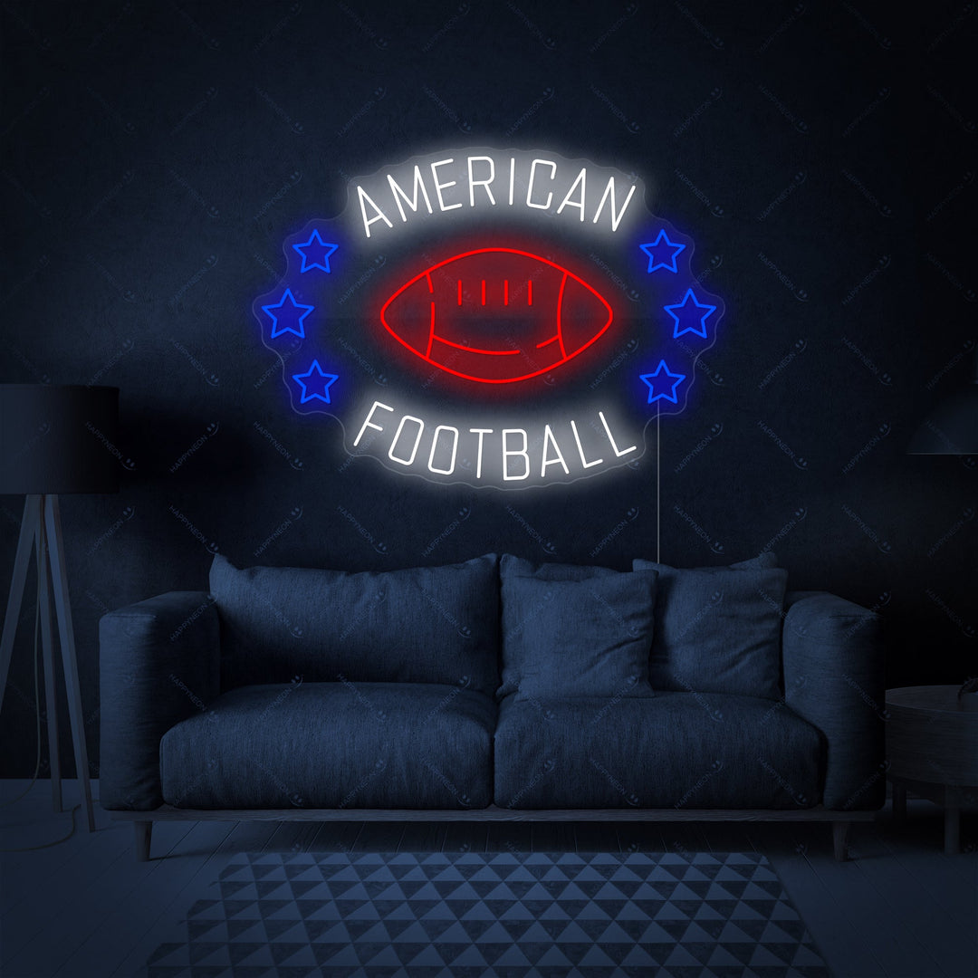 "American Football" Neonkyltti