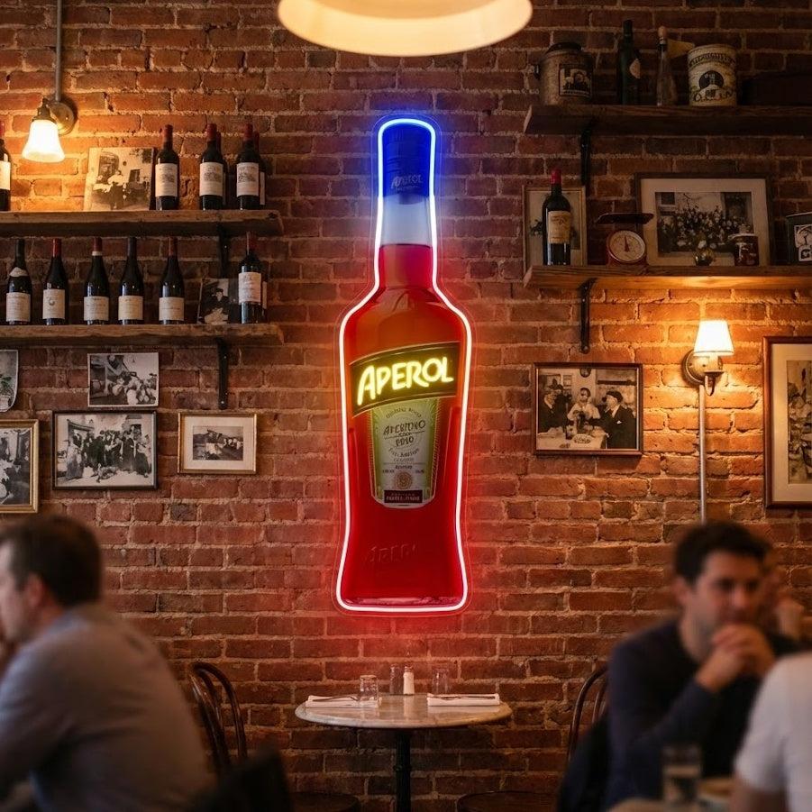 "Aperol Aperitivo pullo" Neonkyltti