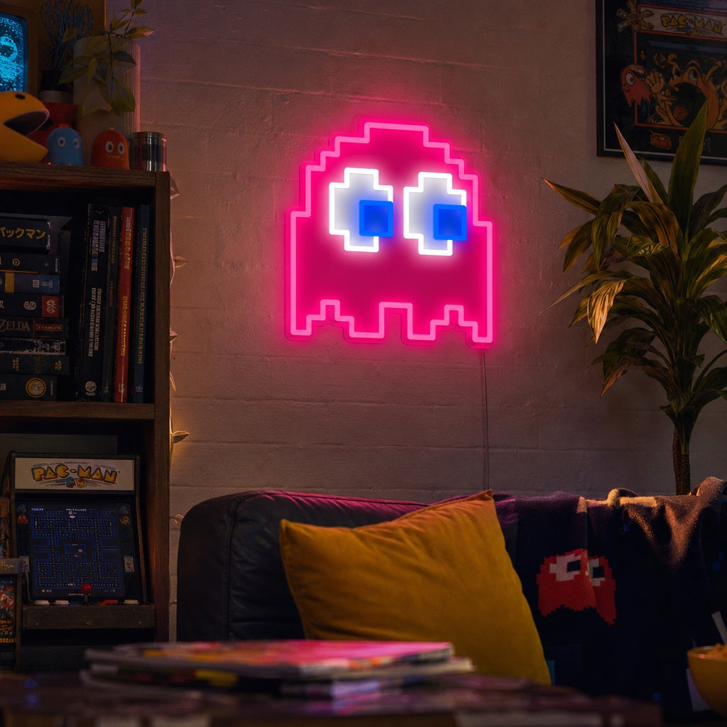 "Arcade Ghost" Neonkyltti