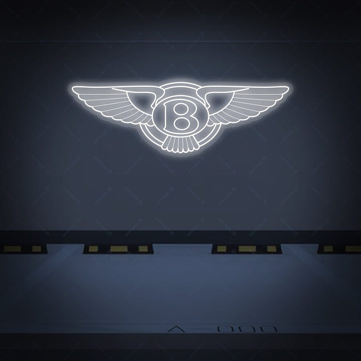 "Bentley-embleemi" Neonkyltti